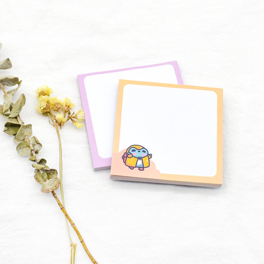 Korea High Quality Promotional Kawaii Cute A5 Memo Pad Calendar Sticky Note Custom Print Notepad For Weekly Planner