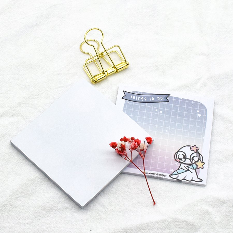 Korea High Quality Promotional Kawaii Cute A5 Memo Pad Calendar Sticky Note Custom Print Notepad For Weekly Planner