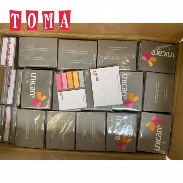High Quality Customized Logo Hand Cover Sticky Pad Set Promotion Gifts Sticky Notepad