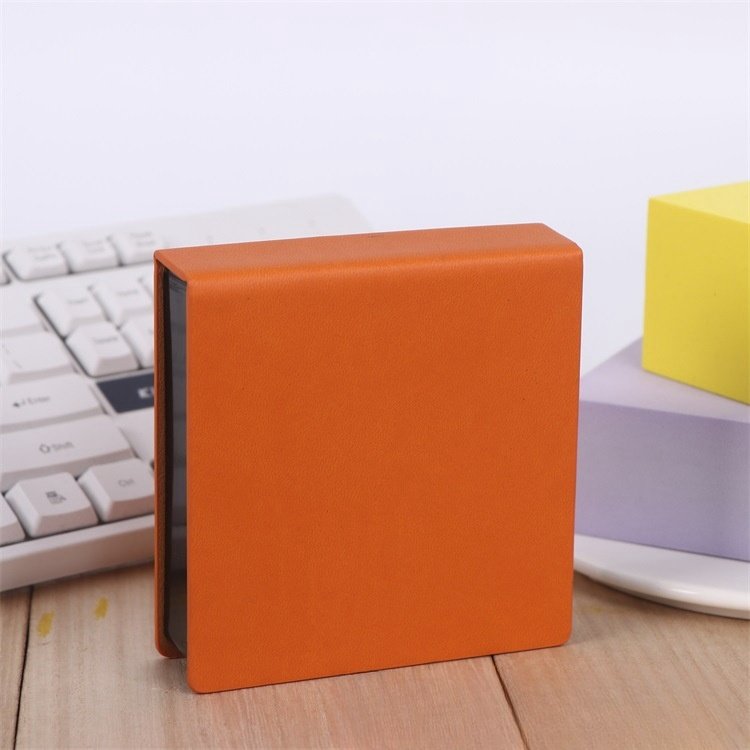 Factory wholesale A9 pu sticky note holder Note pad Paper brick Business Office School supplies customizable LoGo