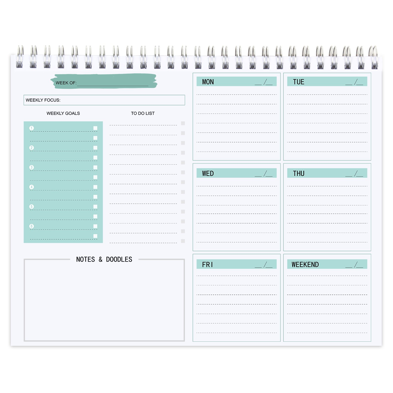 Daily Plan Magnetic Memo Pad Creative Business and Student Stationery Paper Office Supplies for Desktop Schedule Note-taking