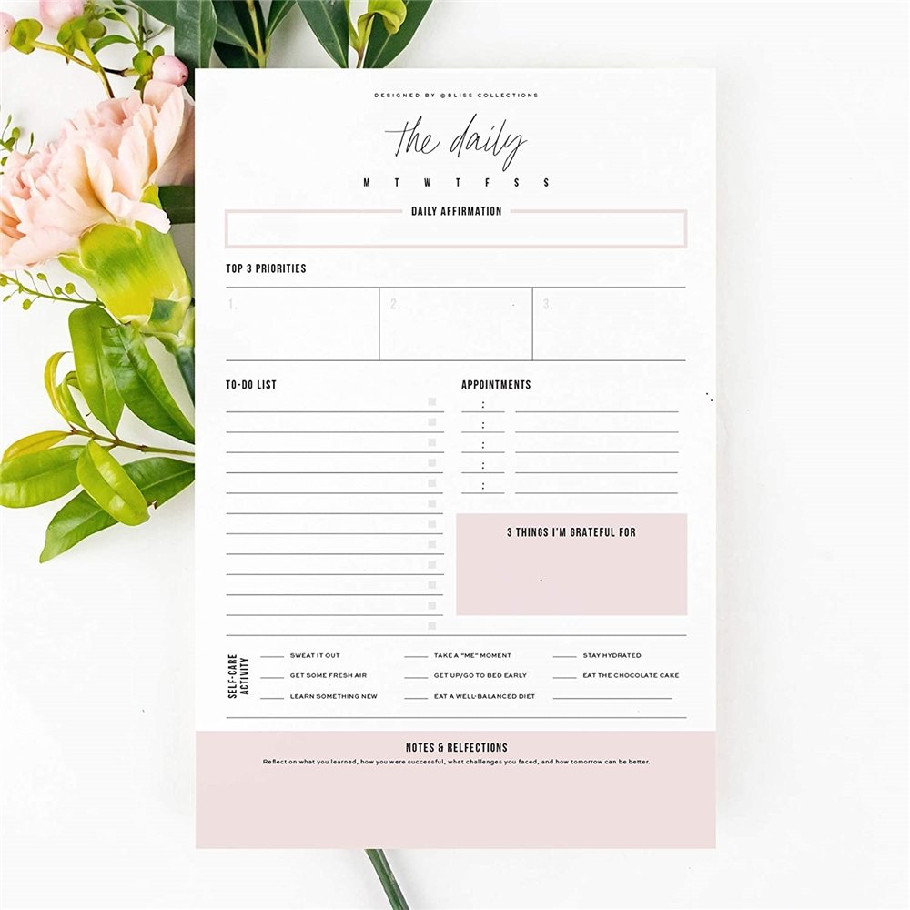 High Quality Paper Things To Do List Daily Weekly Planner Memo Pads Stationery Tear Away Custom Printed Notepads With Logo