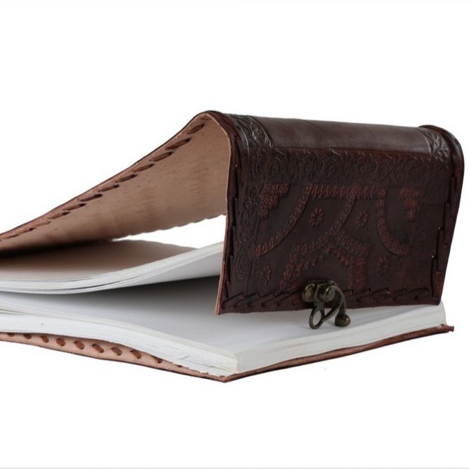 New Arrival Artist's Handy Sketch / Draw / Note Pad / Journal Made from Genuine Leather Best for Meeting Minutes & Records