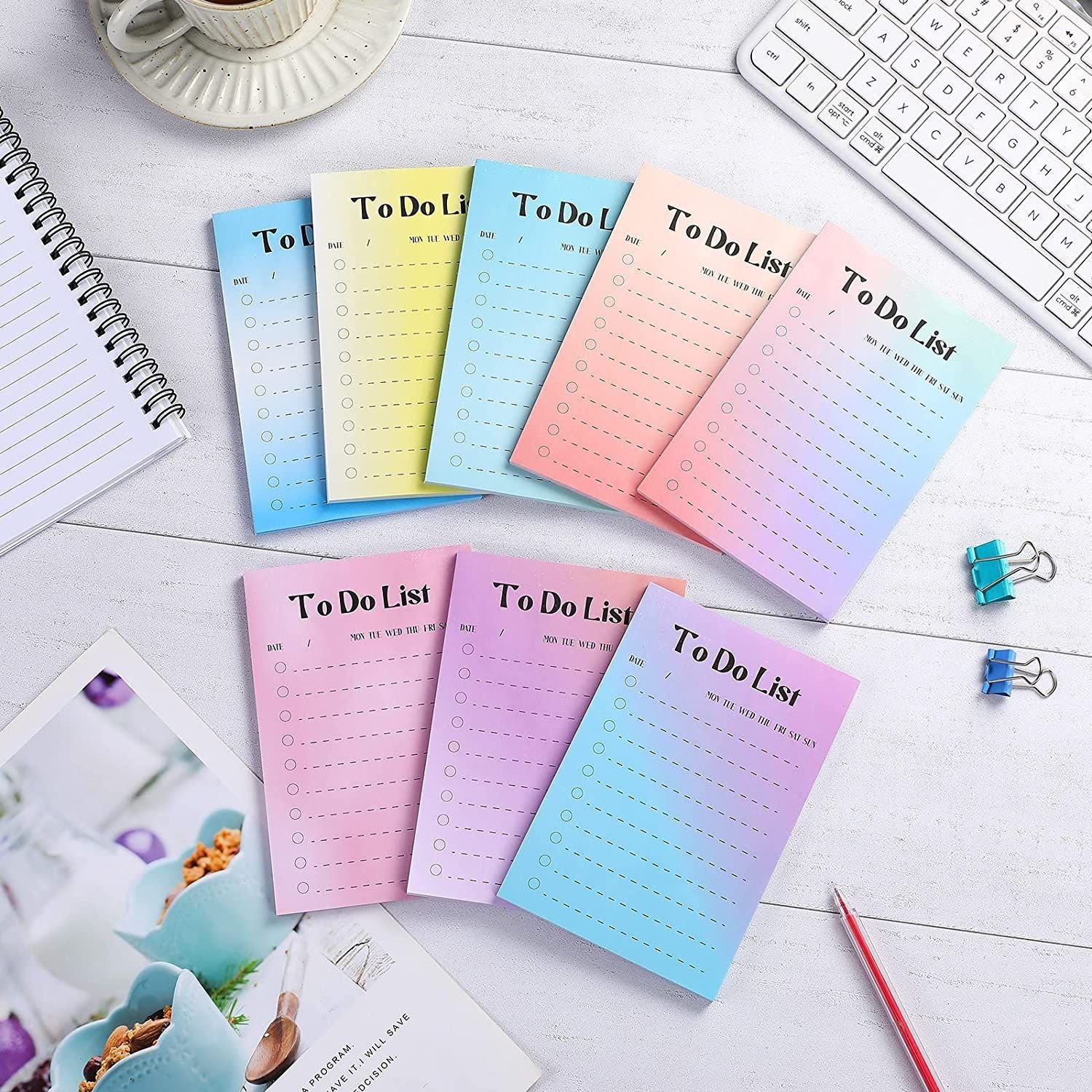 Custom Design Sticky Notepad Memo To Do List Desk Notes Pads Tear Off Memo Pad Planning Notepad