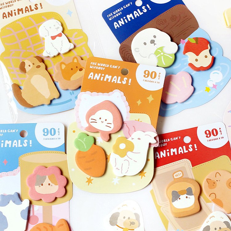 Multiple Shapes Sticky Notes Self Stick Notes Self-Adhesive Sticky Note Cute Notepads Posted Writing Pads Stickers Paper