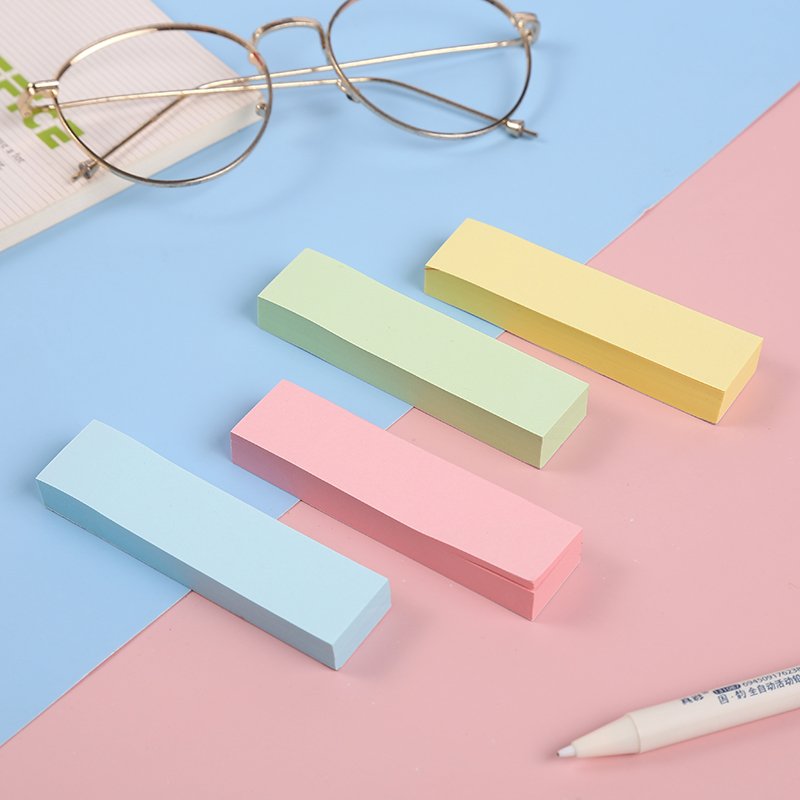 KADISI 76*19*4mm student Stationery strong stickiness Custom Note Pad School colorful Memo Pad Office Sticky Notes