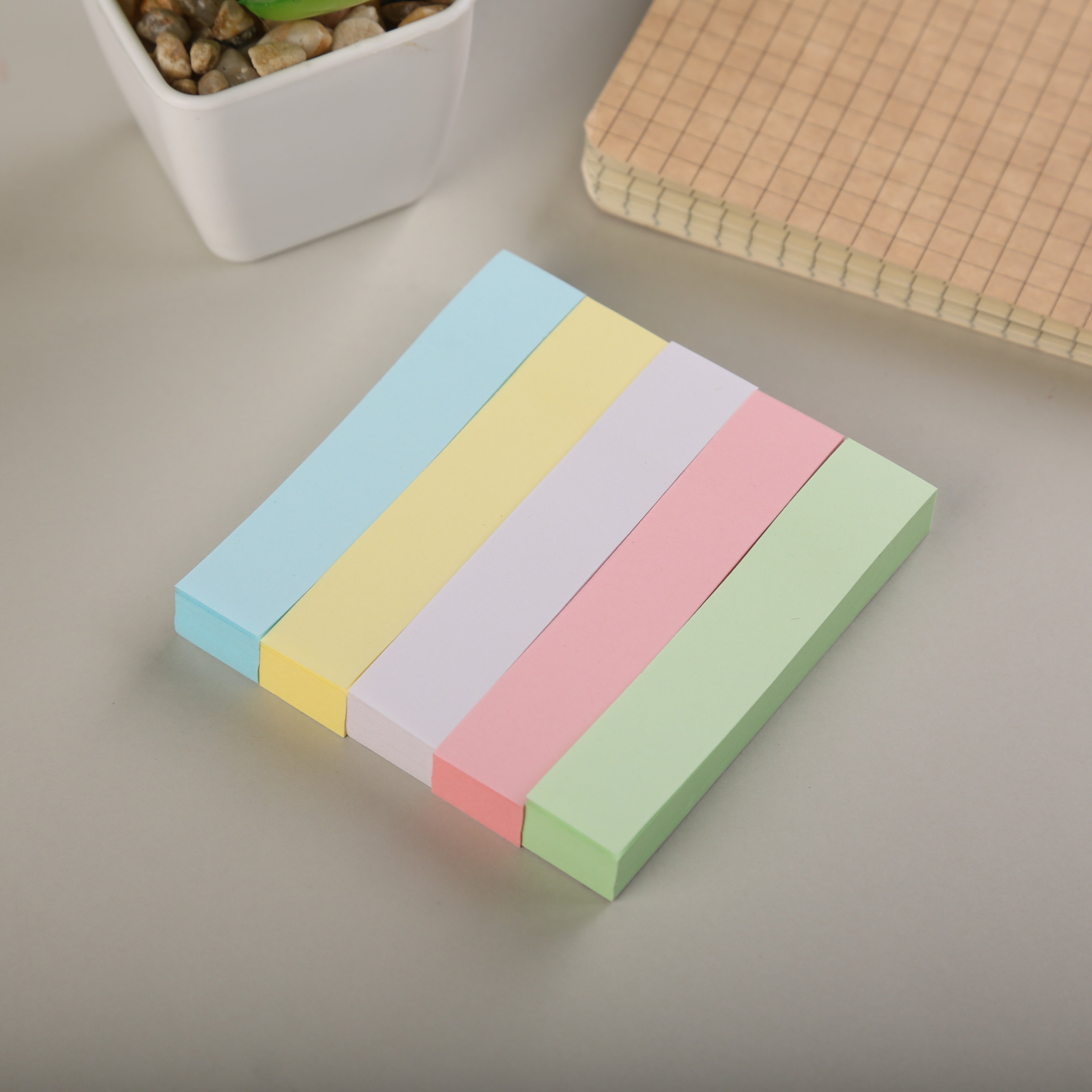 KADISI 76*19*4mm student Stationery strong stickiness Custom Note Pad School colorful Memo Pad Office Sticky Notes