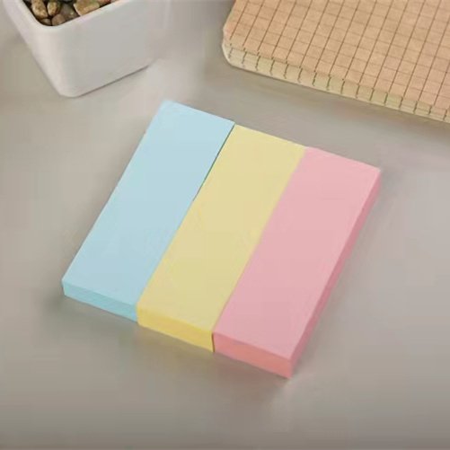 KADISI 76*19*4mm student Stationery strong stickiness Custom Note Pad School colorful Memo Pad Office Sticky Notes