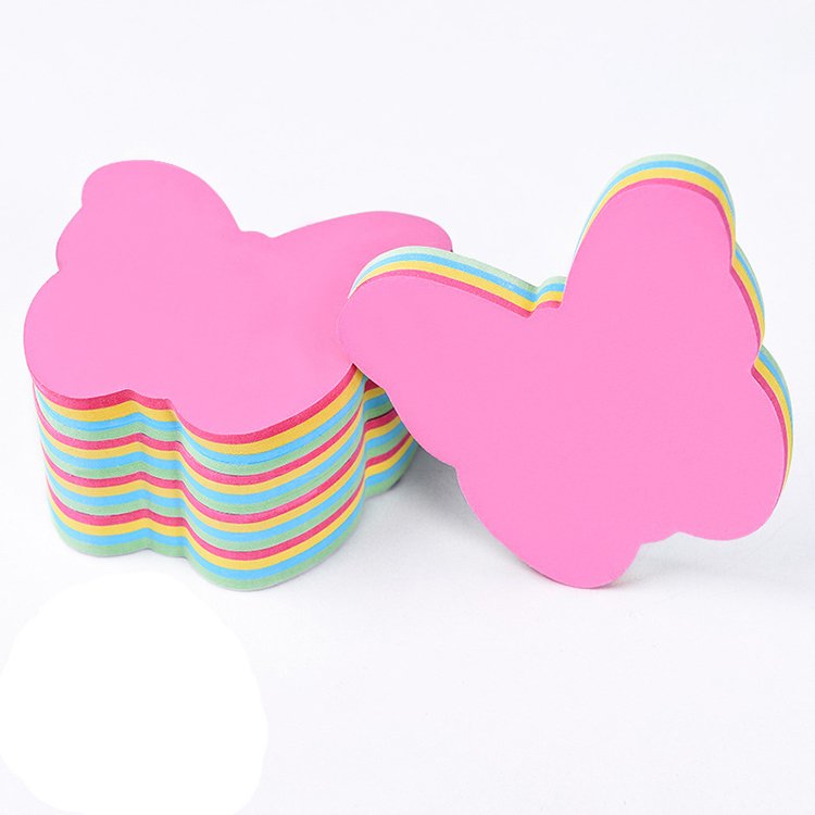 100 Sheets Custom Kawaii Self-Adhesive Memo Pad School Stationery Sticky Notes Pad Cute Pattern Sticky Notes