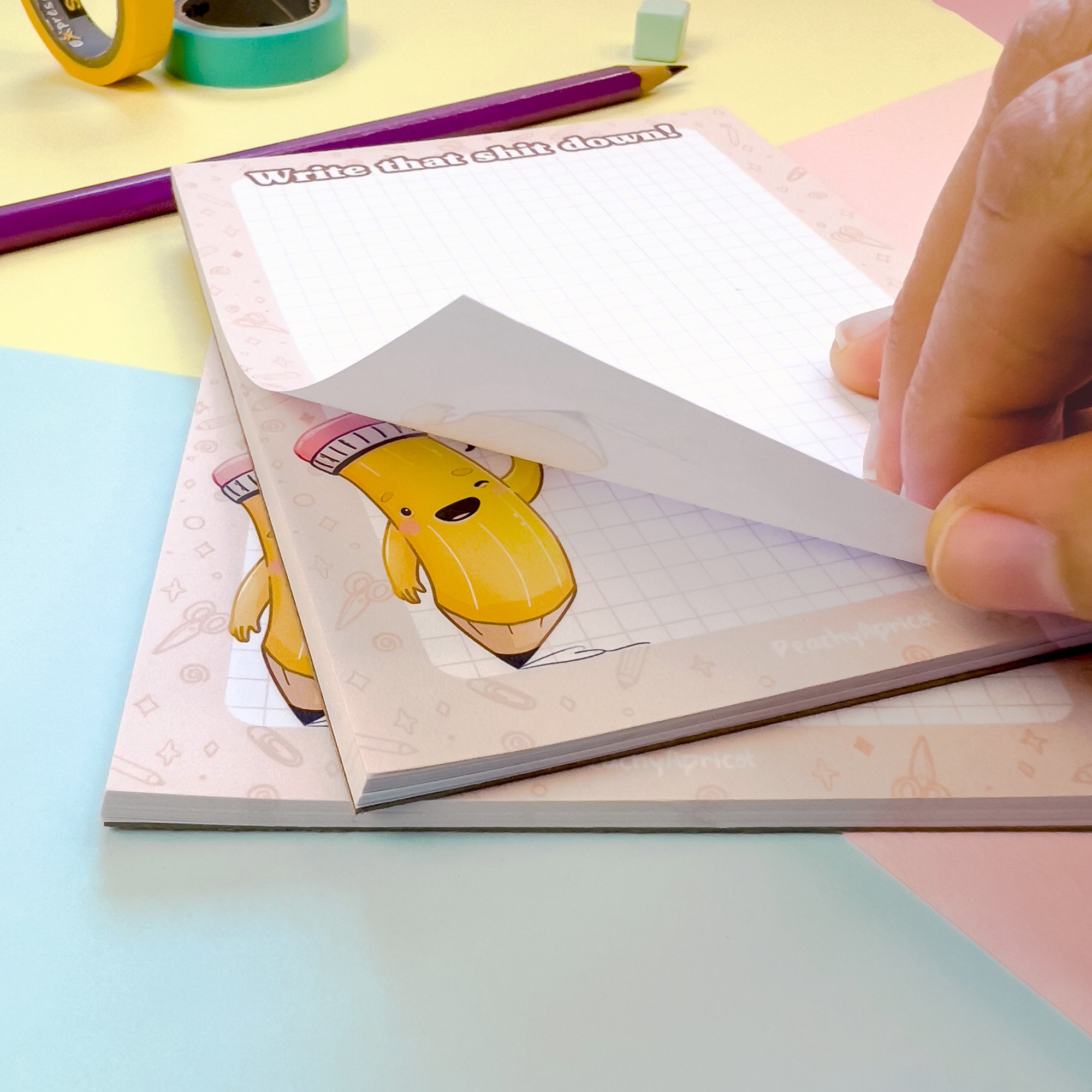 Custom a4 a5 a6 Memo Pad Logo Printing Personalized Notepad
