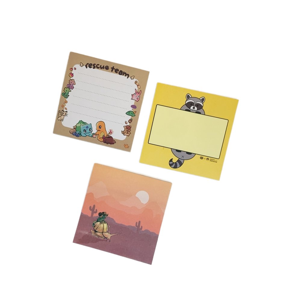 Sticky note Message note Any shape Notepad self-adhesive Irregular shape Decorative sticker customizable