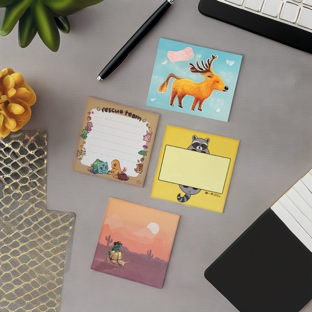 Sticky note Message note Any shape Notepad self-adhesive Irregular shape Decorative sticker customizable