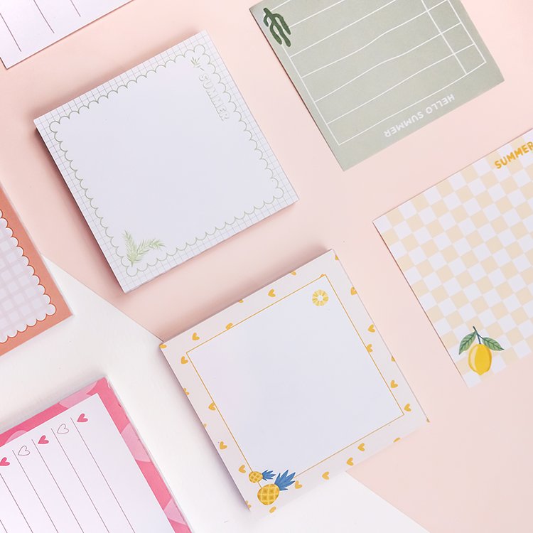 Wholesale OEM High Quality Cube Memo Pads Personalized Super Cute Small To Do List Note Pads