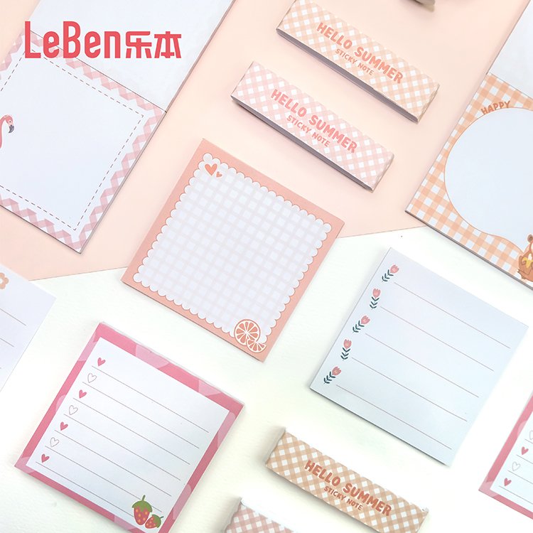 Wholesale OEM High Quality Cube Memo Pads Personalized Super Cute Small To Do List Note Pads