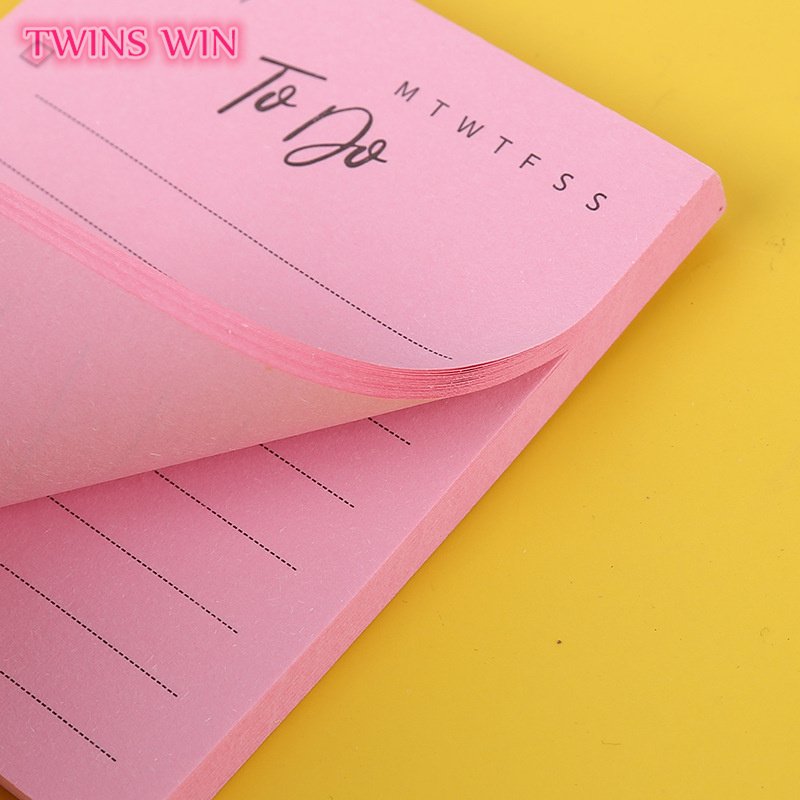 2023 Hot Selling Cute Stickynotes Simple and Portable Memo Pads Multi Color High Quality Plan Sticky Notes010A
