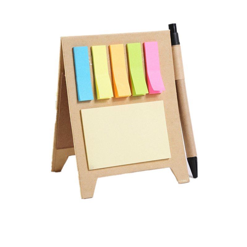 Eco-friendly Posted It Sticky Notes Custom Logo Memo Pad Office School Desktop Upright Glue Divider Adhesive Sticky Notes