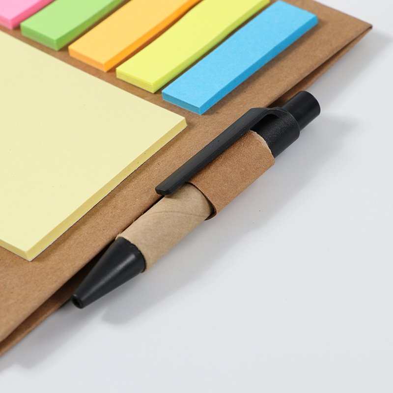 Eco-friendly Posted It Sticky Notes Custom Logo Memo Pad Office School Desktop Upright Glue Divider Adhesive Sticky Notes