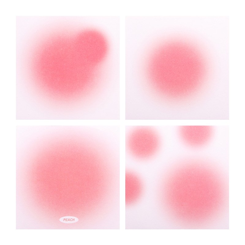 Creative Gradient Pink Memo Pads Office Memo Pads Kawaii Stationery Memo Pads 50 Sheets