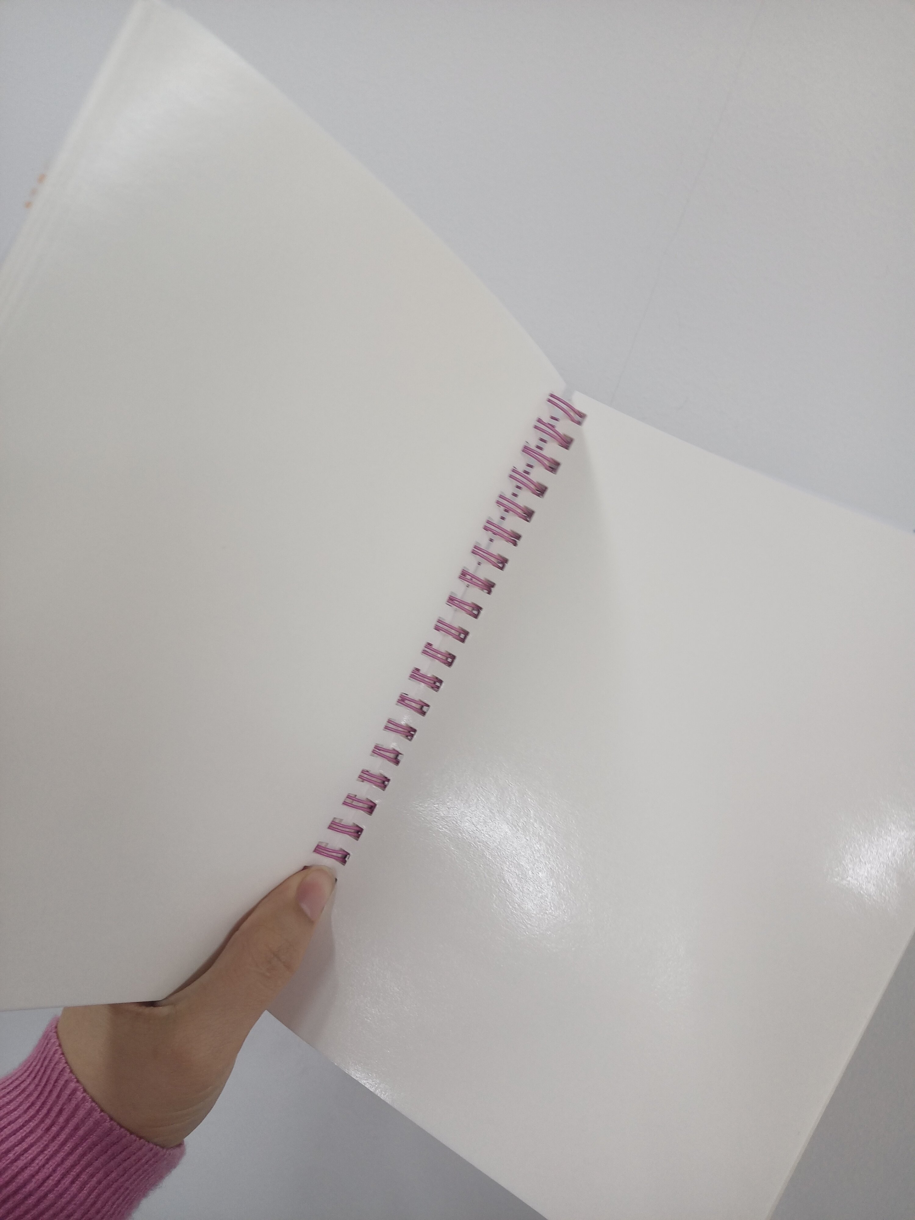 looseleaf binding fabric leather large a5 size reusable business 100pages sticker book