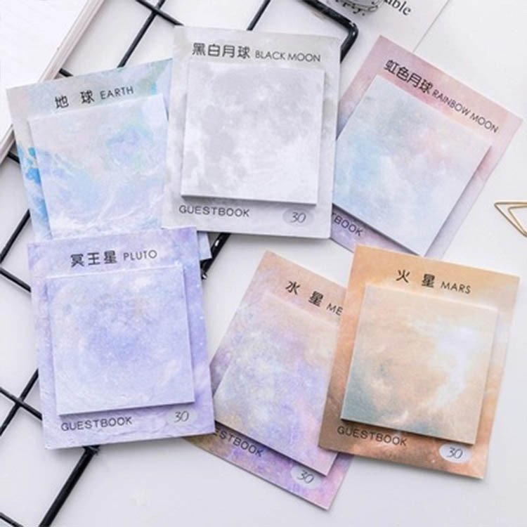 Wholesale Fashion Cartoon Self-Stick Wholesale Custom Cute Kawaii Paper Korean Creative Stationery Sticky Note
