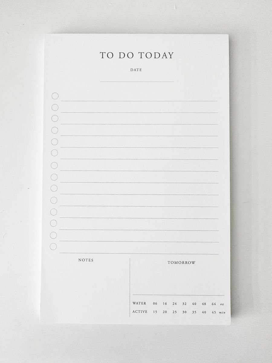 Customisable To Do List Check List Memo Pad Weekly Planner High Quality Cards Personalised Design All Colors No MOQ