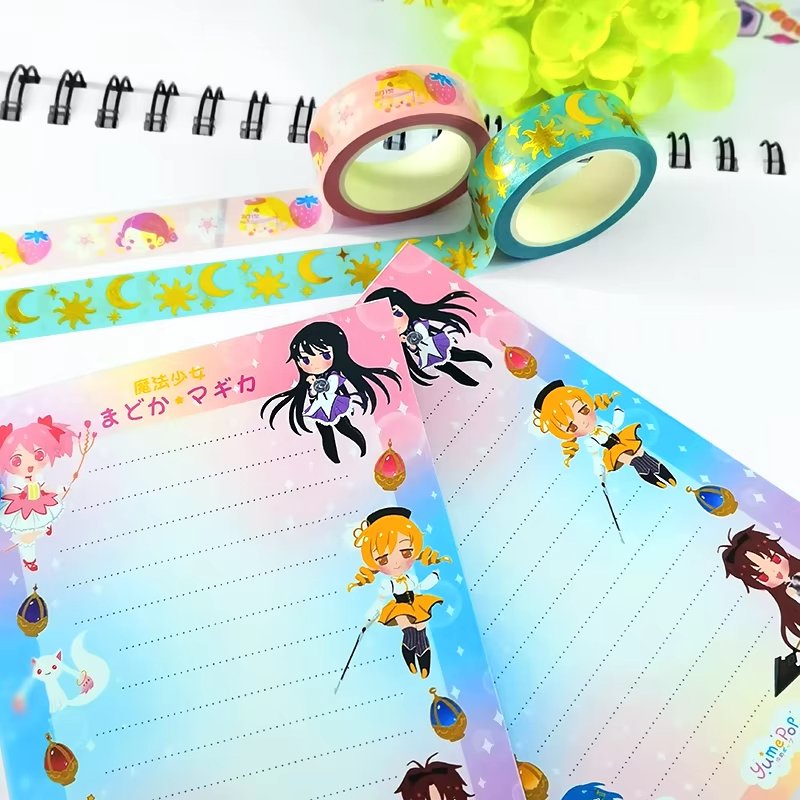 Custom Manufacturer Customized Stationary Accessories Sticky Note Cute Portable Animation Die-cut Sticker Memo Pad For Planner