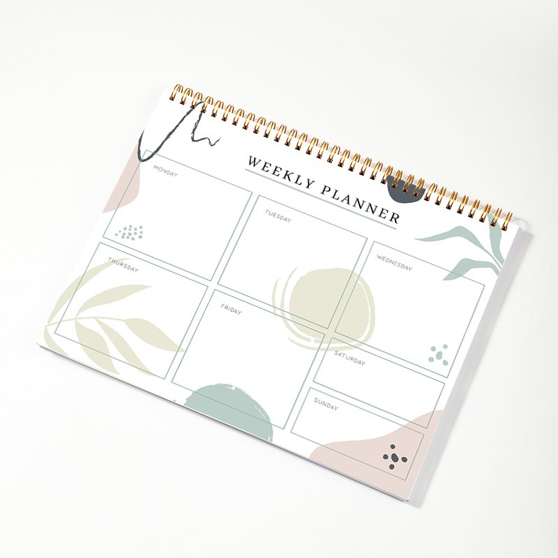 2025 Custom Logo Productivity Planner Shopping Plan Memo Pad Fitness Notepad