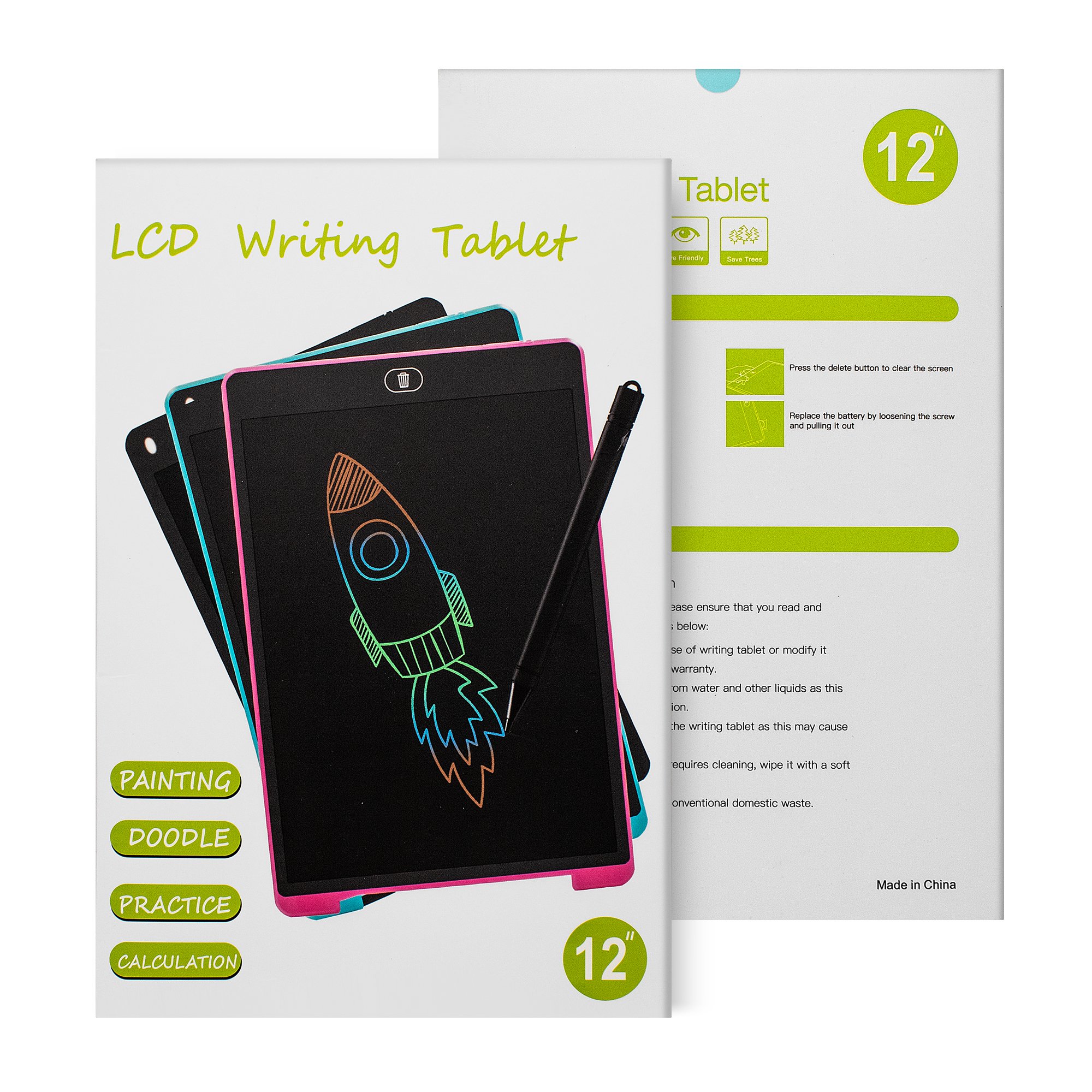 colorful lcd writing tablet kids gifts digital drawing board memo pad doodle board toys message board