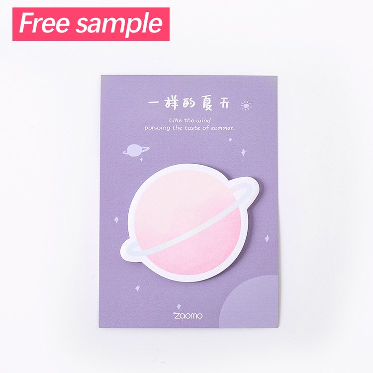 Custom Tear-off Paper Notepad Kawaii memo pads Die Cut Customized Sticky Note With Logo