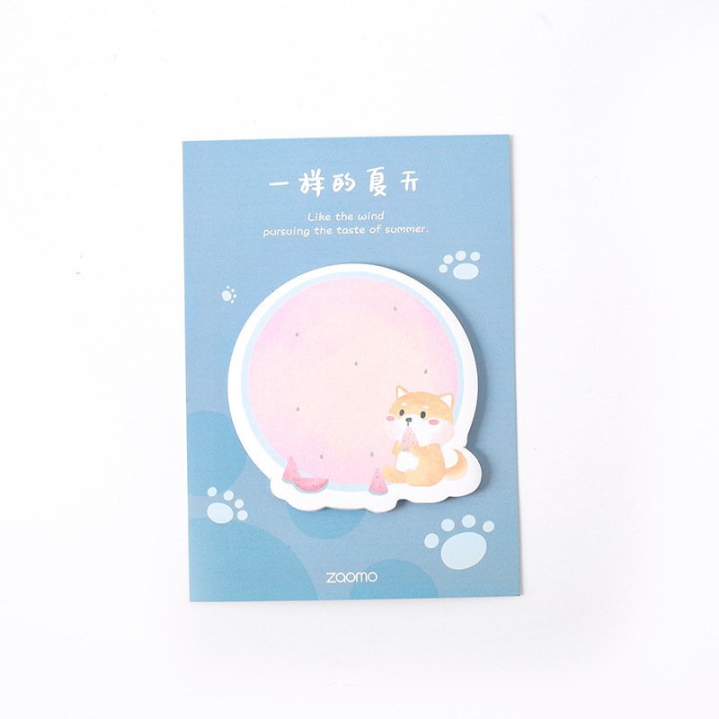 Custom Tear-off Paper Notepad Kawaii memo pads Die Cut Customized Sticky Note With Logo
