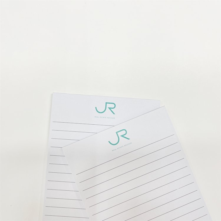 Cheap Wholesale Custom Printing A4 A5 A6 Notepad for Real Estate Customized Logo Tear off Memo Pad