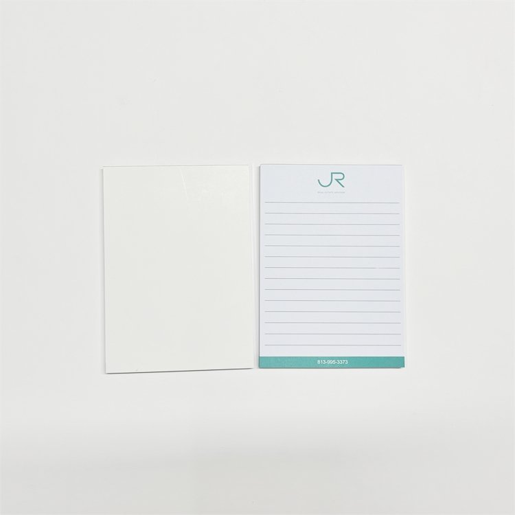 Cheap Wholesale Custom Printing A4 A5 A6 Notepad for Real Estate Customized Logo Tear off Memo Pad