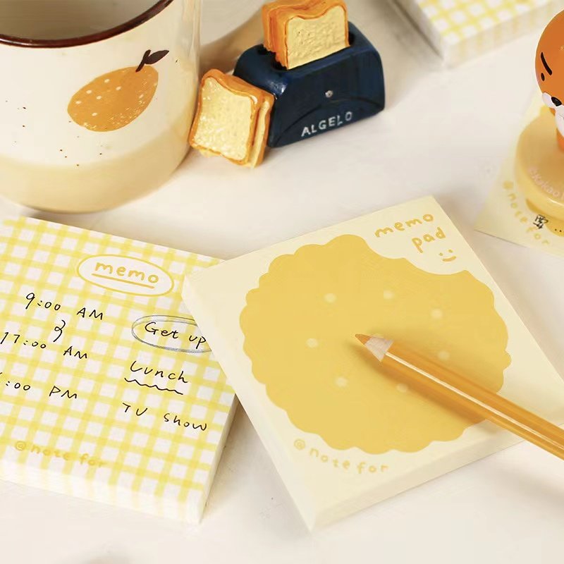 High appearance level Sticky Sticky Note pattern Sticky Note Paper Milk Salt Girl series simple strawberry flower