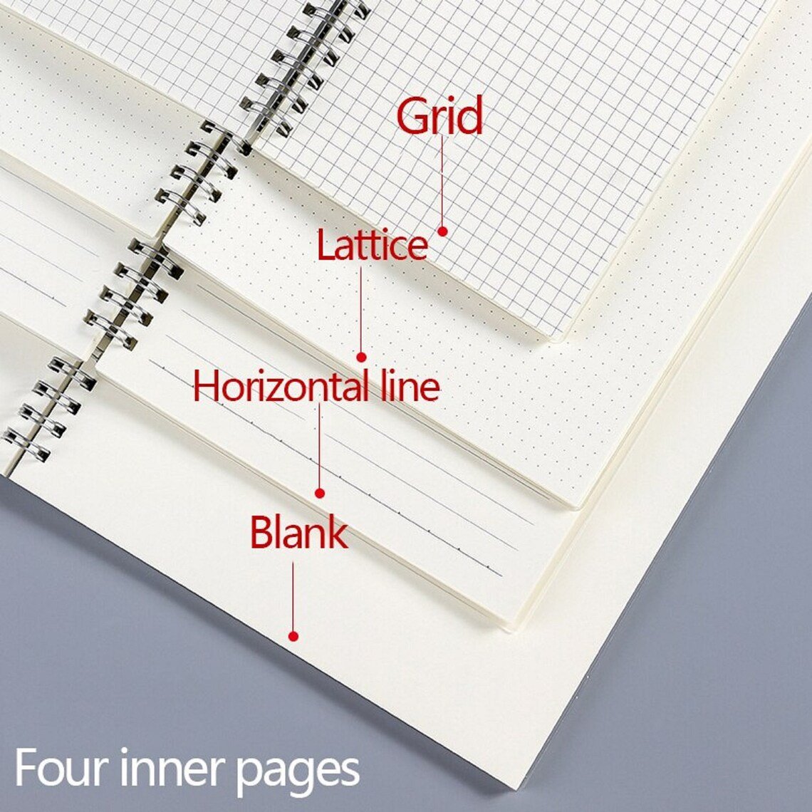 Factory Custom A4 A5 Note book Hardcover Bound Journal Spiral Notebooks