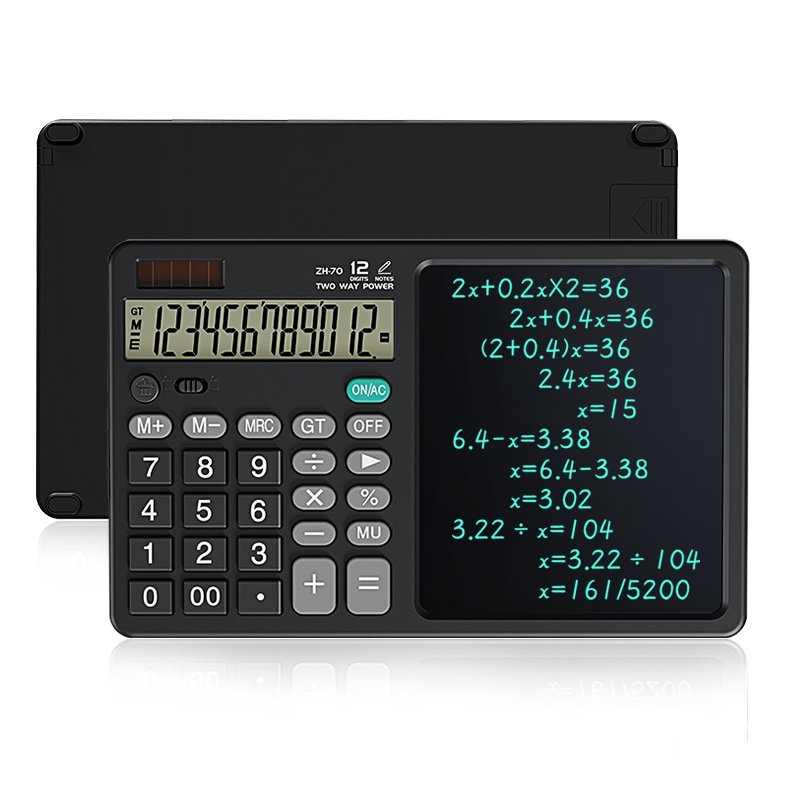 8 inch Digital Graphic LCD writing tablet multi-function calculator with notepad for school and office