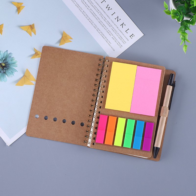 Hot sale personalized paper memo pad sticky notes with pen and holder