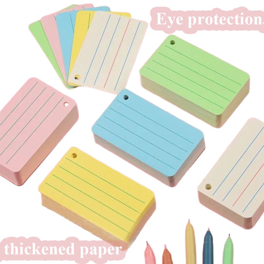 Hot Sale Office Stationary Blank Index Cards With Rings School Office Supplies Customized Note Pads
