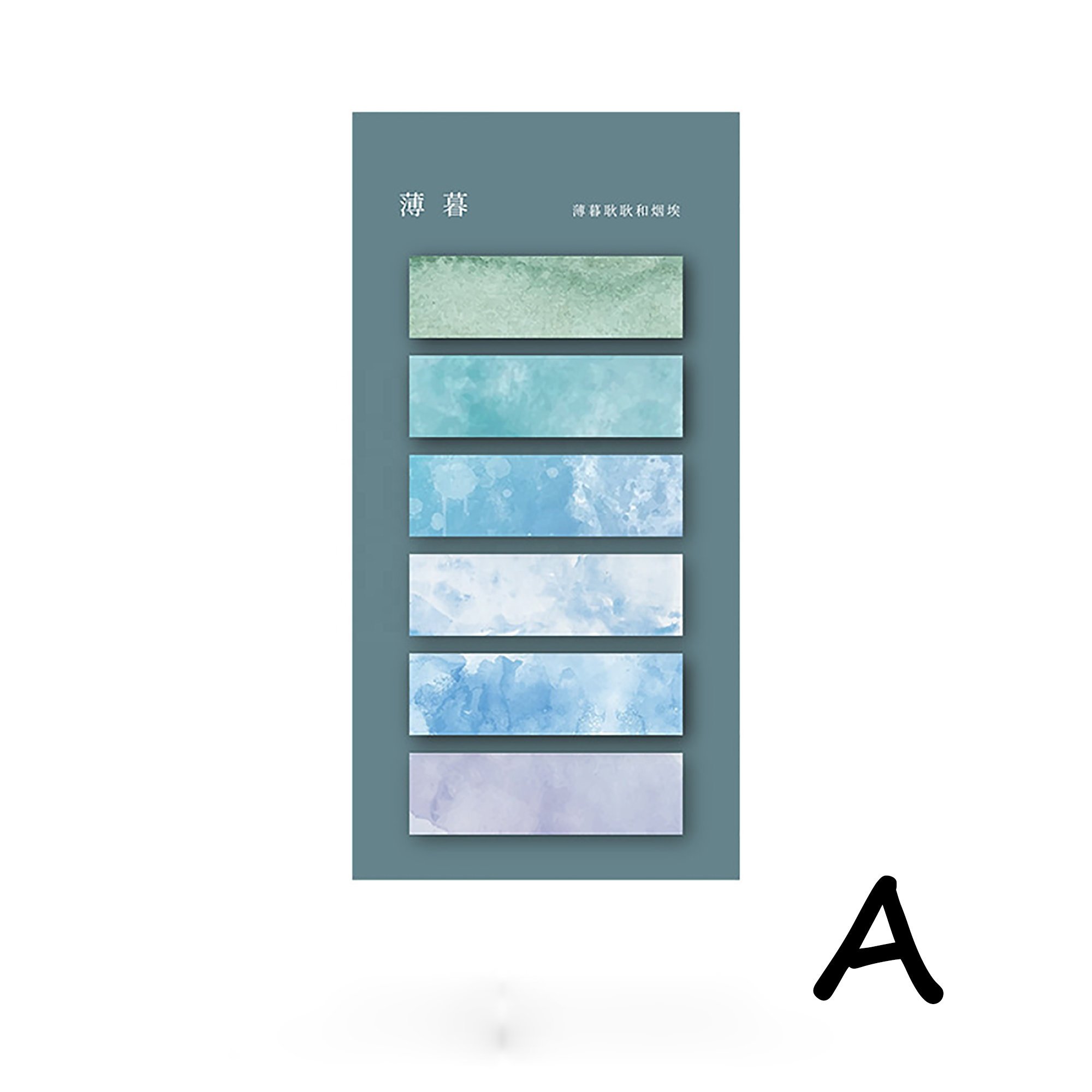 Colorful Gradient Morandi Sticky Notes Memo Pads Magnetic Loose Leaf Paper School Office Stationery Available Bulk Wholesale
