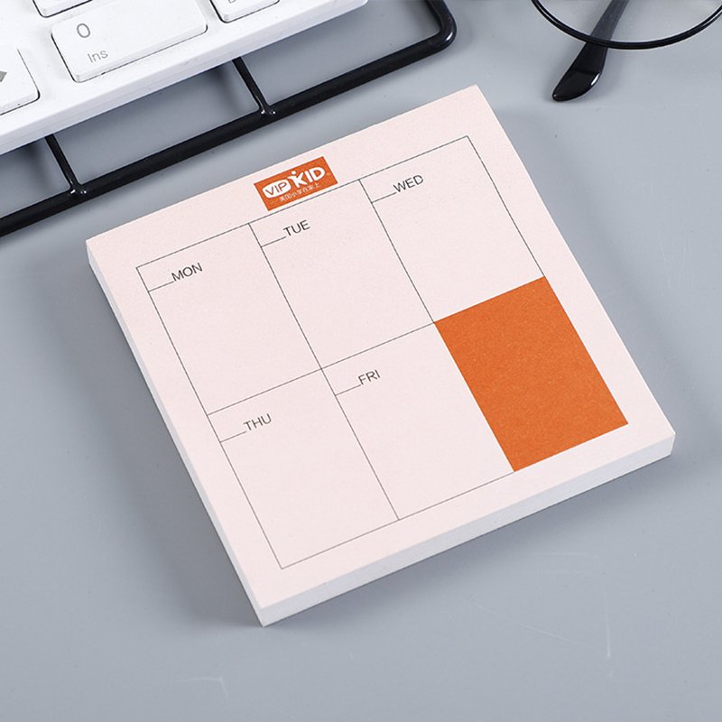 Customized Printing Cute Design School Message Sticky Note Memo Pad