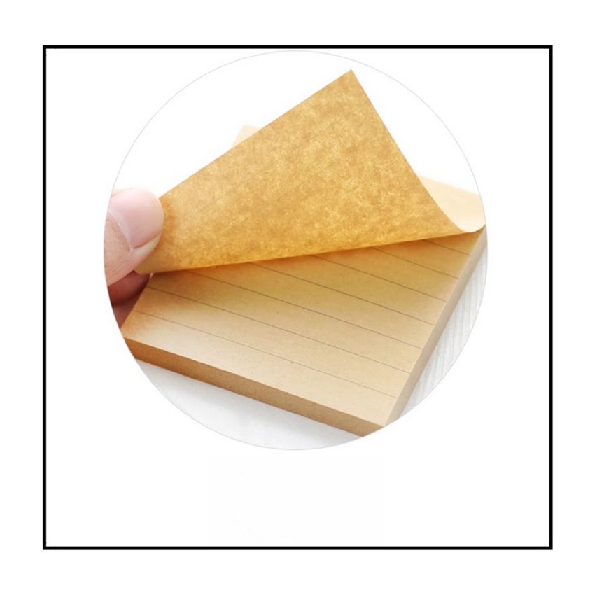 Strong Sticky Notes Creative Office Grid Note Paper N Times Paste Student Supplies Simple Horizontal Line Writing Notebooks