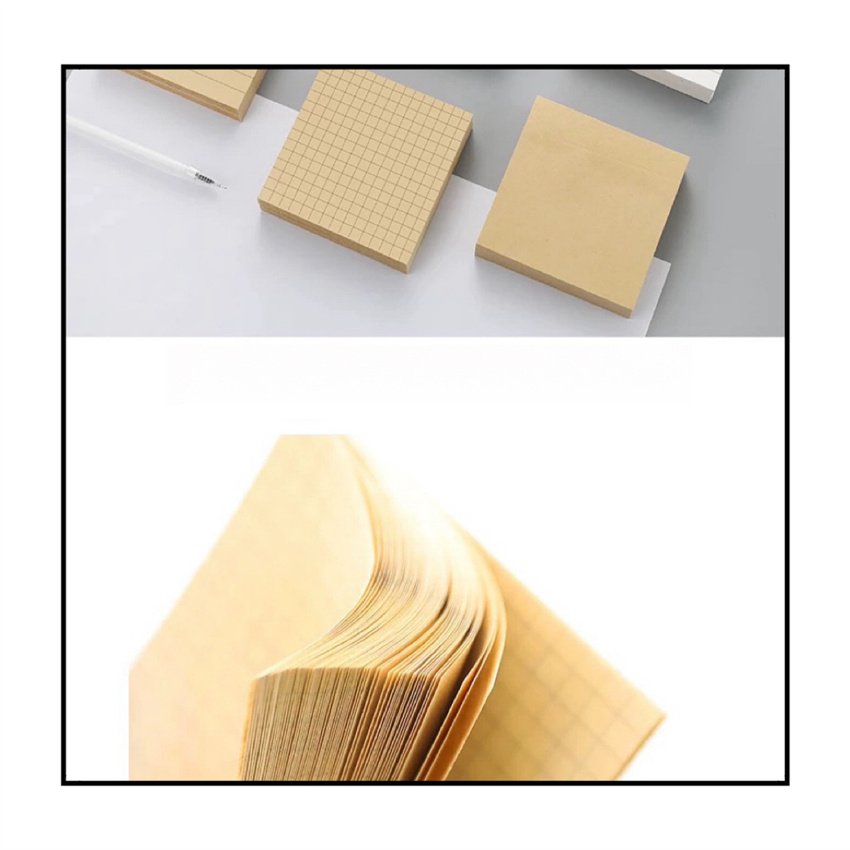 Strong Sticky Notes Creative Office Grid Note Paper N Times Paste Student Supplies Simple Horizontal Line Writing Notebooks