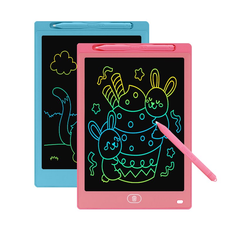 children writing pad lcd writing tablet for kids drawing board erasable handwriting pad10 inch colorful drawing tablet