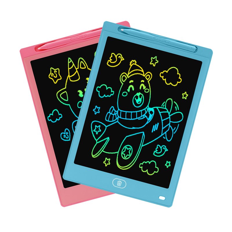children writing pad lcd writing tablet for kids drawing board erasable handwriting pad10 inch colorful drawing tablet