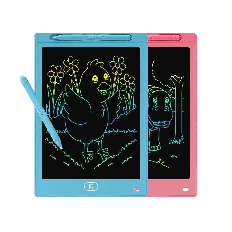 children writing pad lcd writing tablet for kids drawing board erasable handwriting pad10 inch colorful drawing tablet