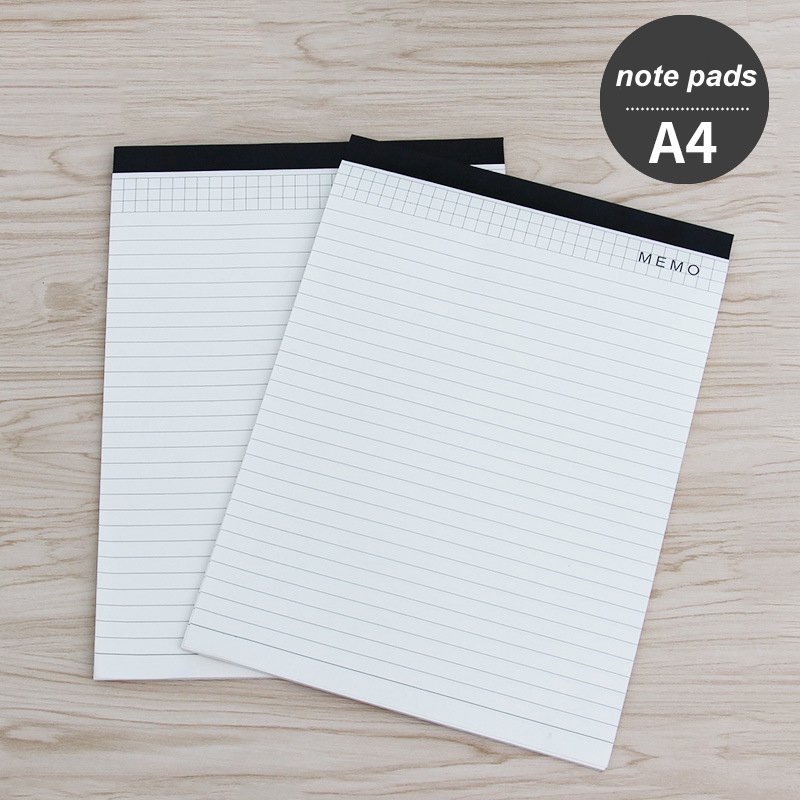 Custom printing A4 company writing letter paper notepads school memo pads office note pad with logo