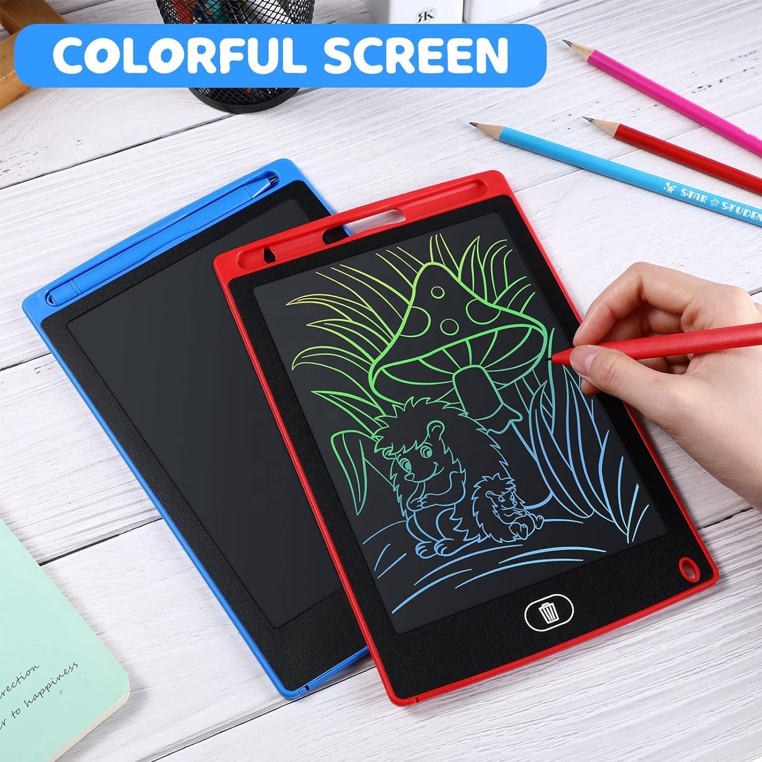 LCD Writing Tablet 85 10 12 Inch Digital Ewriter Electronic Graphics Tablet Portable Mini Board Handwriting Pad Drawing Tablet