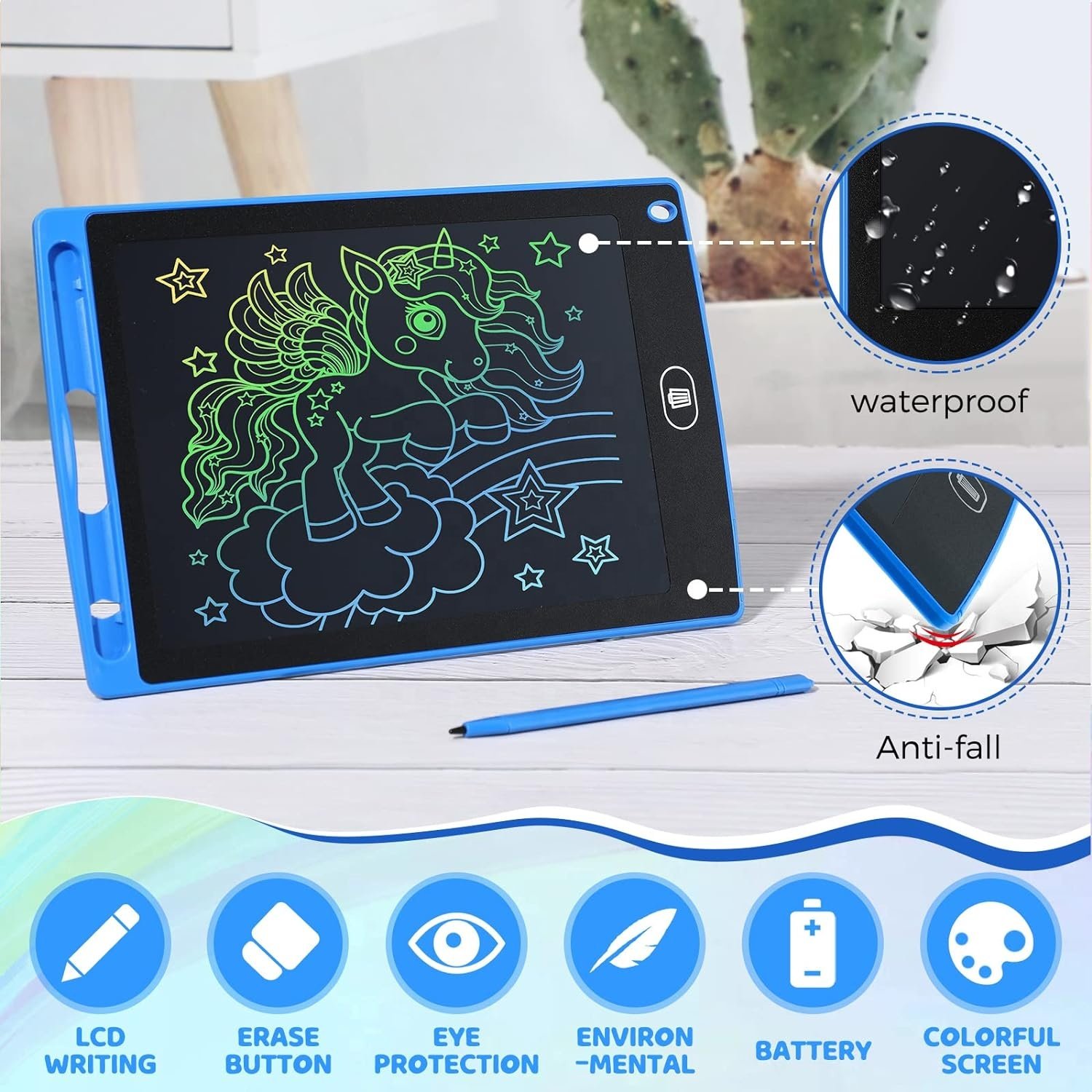 LCD Writing Tablet 85 10 12 Inch Digital Ewriter Electronic Graphics Tablet Portable Mini Board Handwriting Pad Drawing Tablet