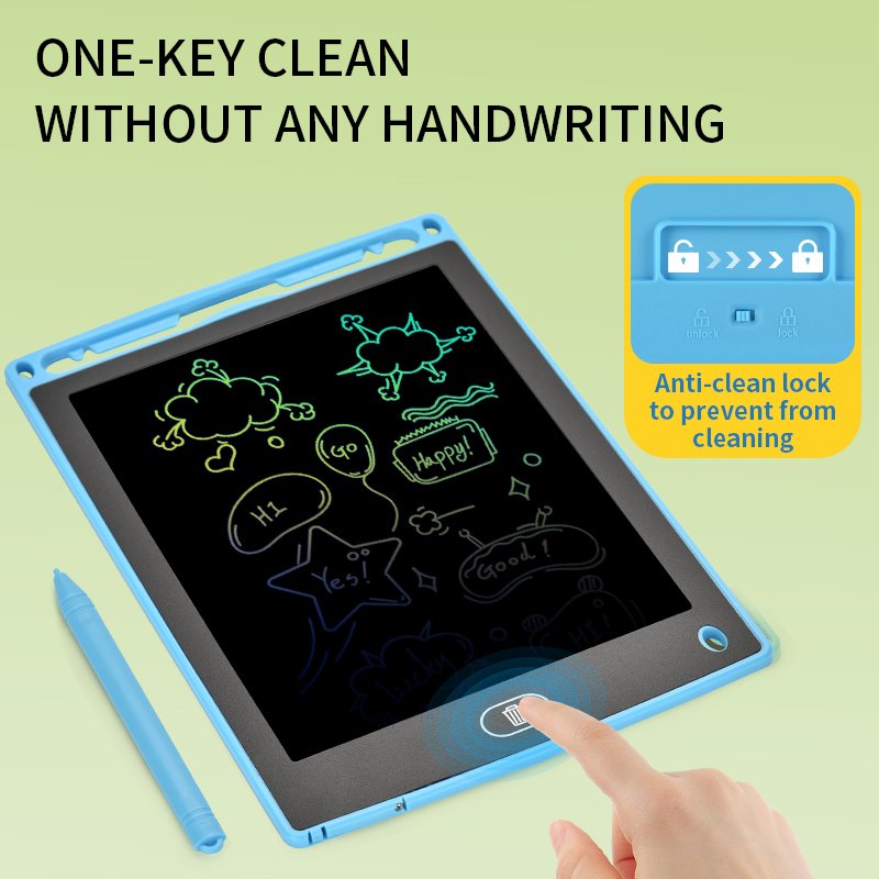 Samtoy 8.5 Inch Erasable Paperless Digital Notepad Magic Blackboard Drawing Toys Doodle Board Kids Lcd Writing Tablet for Gift
