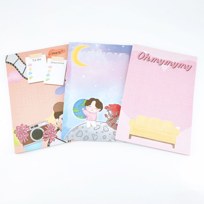 Custom Magnetic Fridge Notepads post note Memo Pad for to-Do List Memos