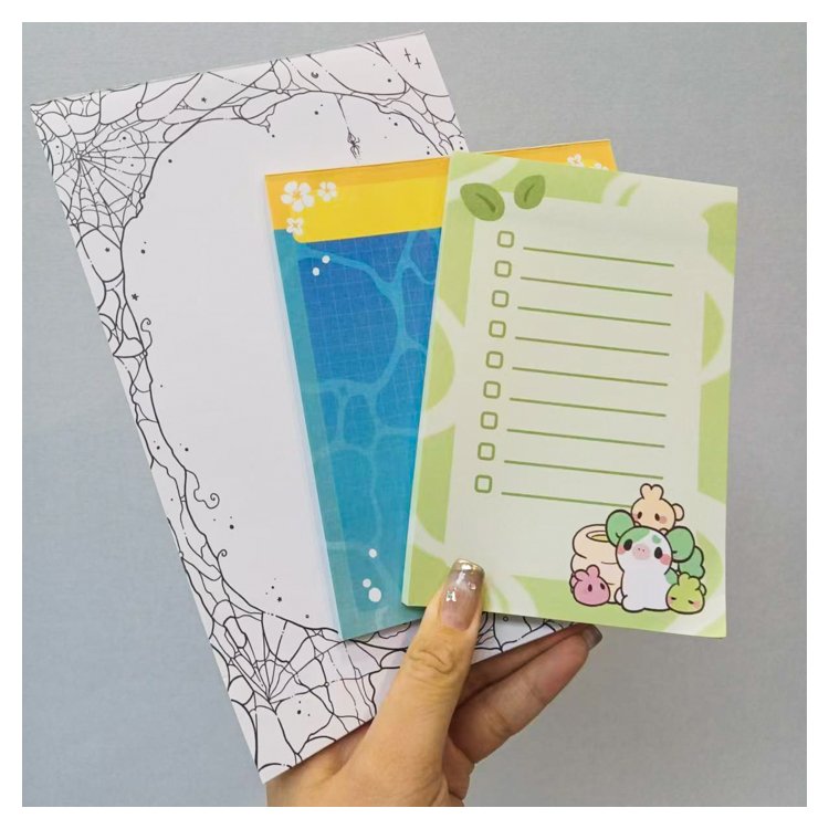 Cute Printed Calendar Pocket Notebook Magnetic Memo Pad for Office School Stationery Supply Paper Material Writing Gift Giving
